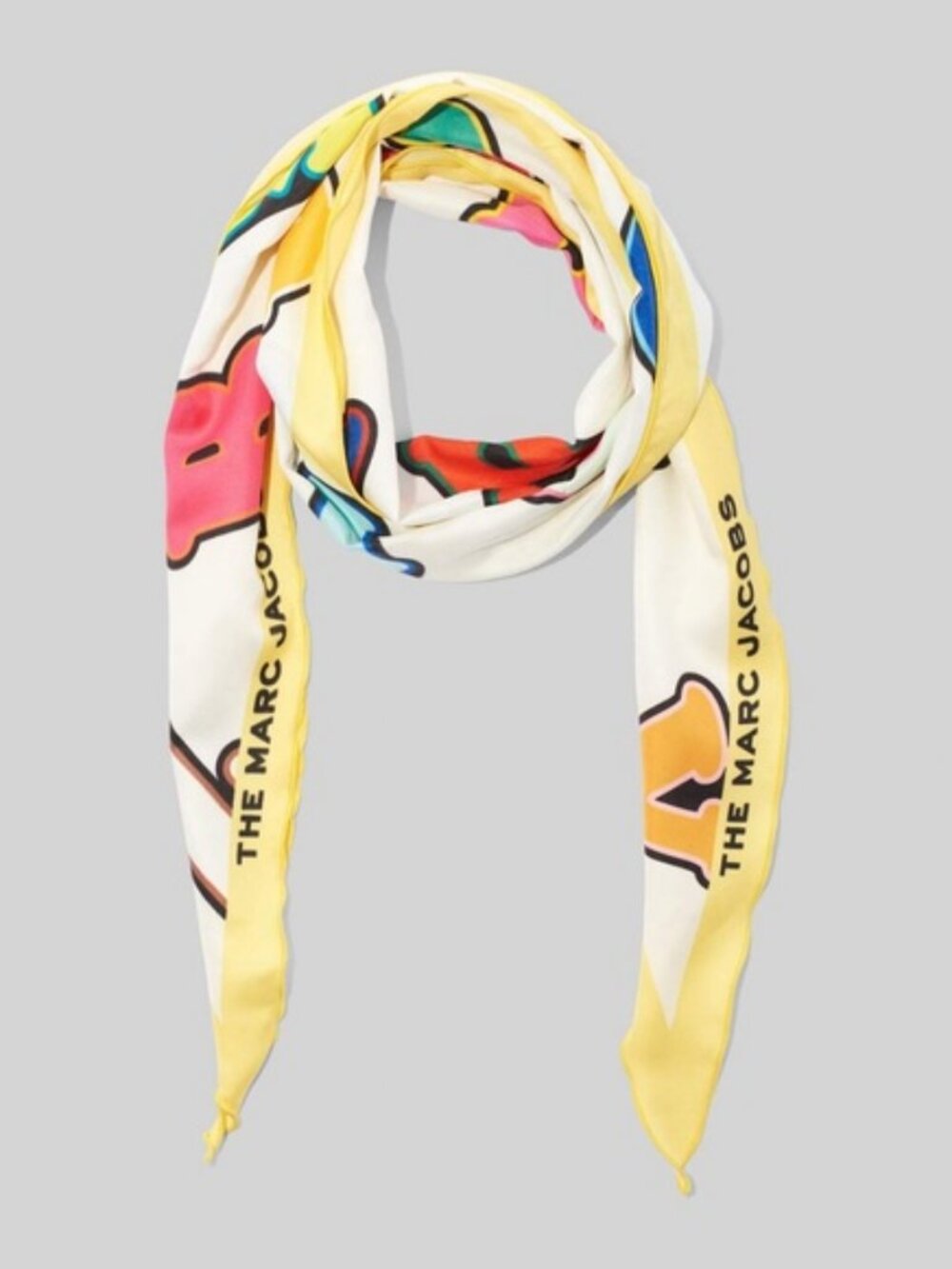 Marc Jacobs Colorful Graphic Scarf